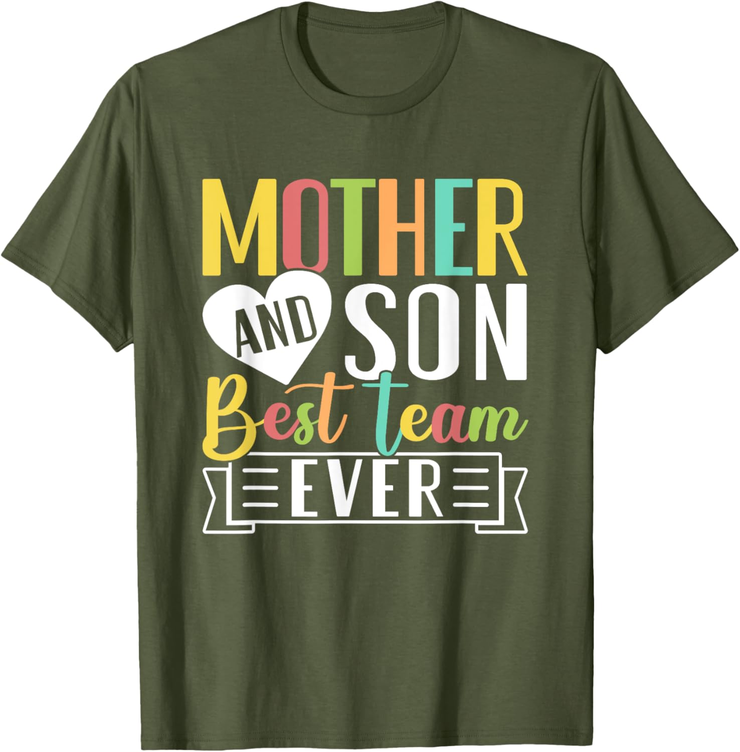Mothers Day Mama Mom Son Love Mommy Mama Mother's Black Unisex Classic Fit Crew Neck Short Sleeve Mother Shirt