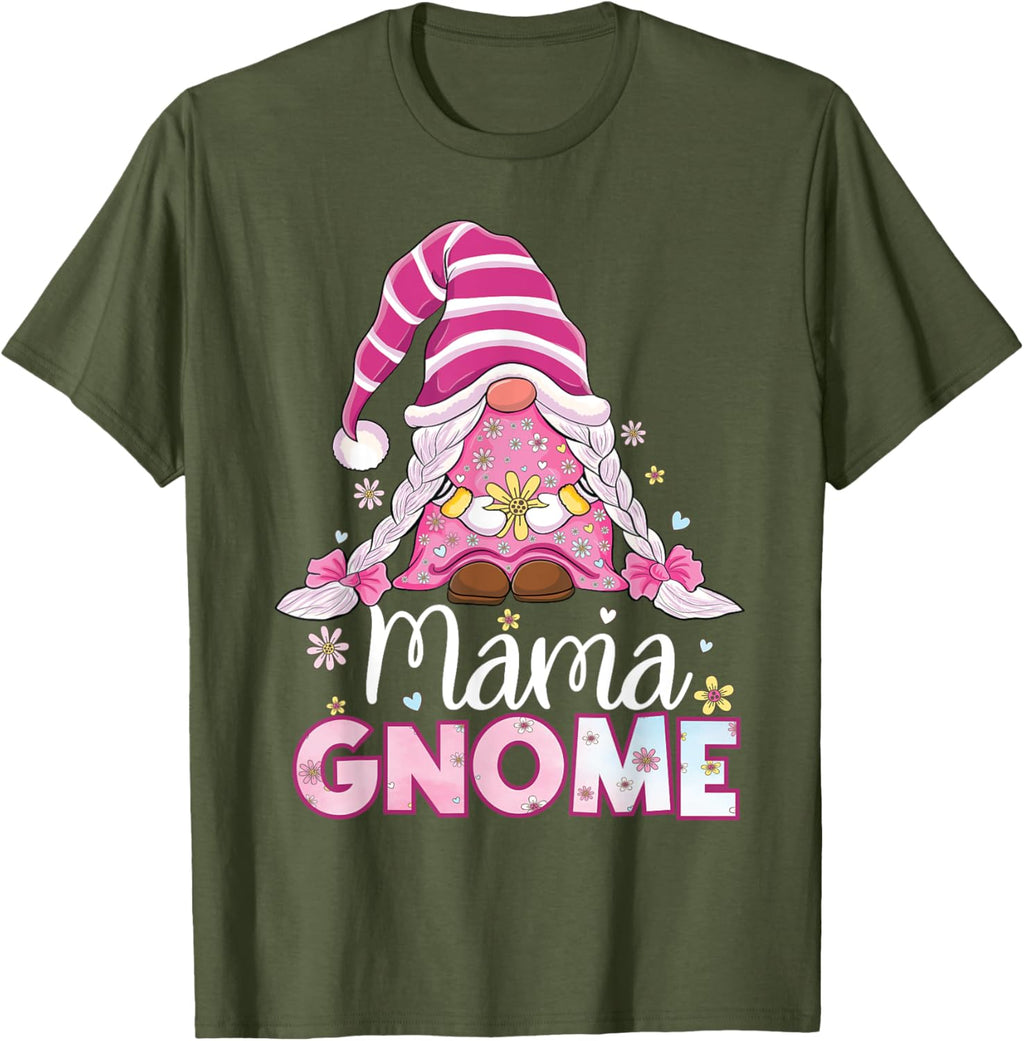 Flower For Mom Gnomies Cute Gnome Mom Happy Mother's Day