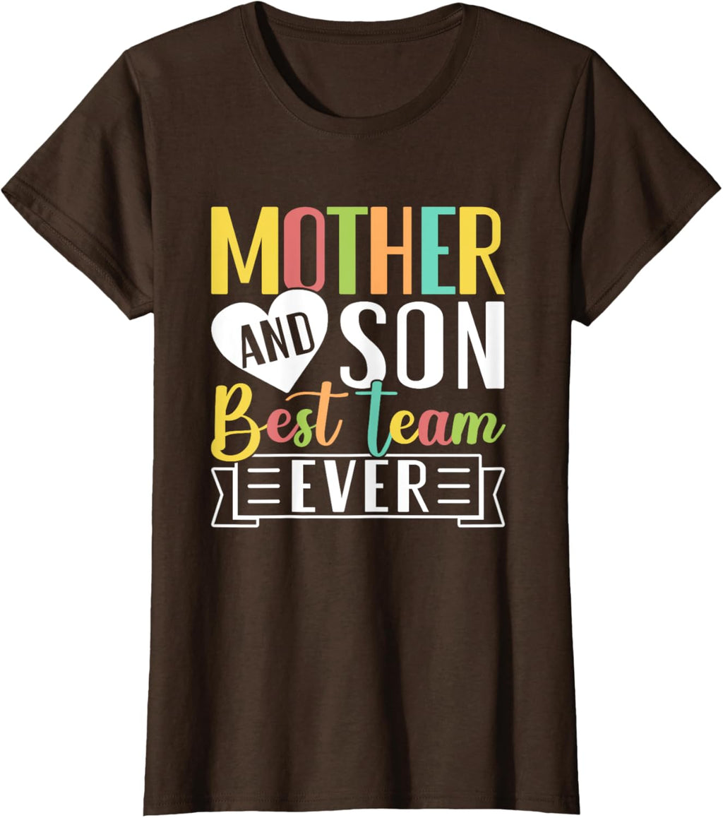 Mothers Day Mama Mom Son Love Mommy Mama Mother's Black Unisex Classic Fit Crew Neck Short Sleeve Mother Shirt