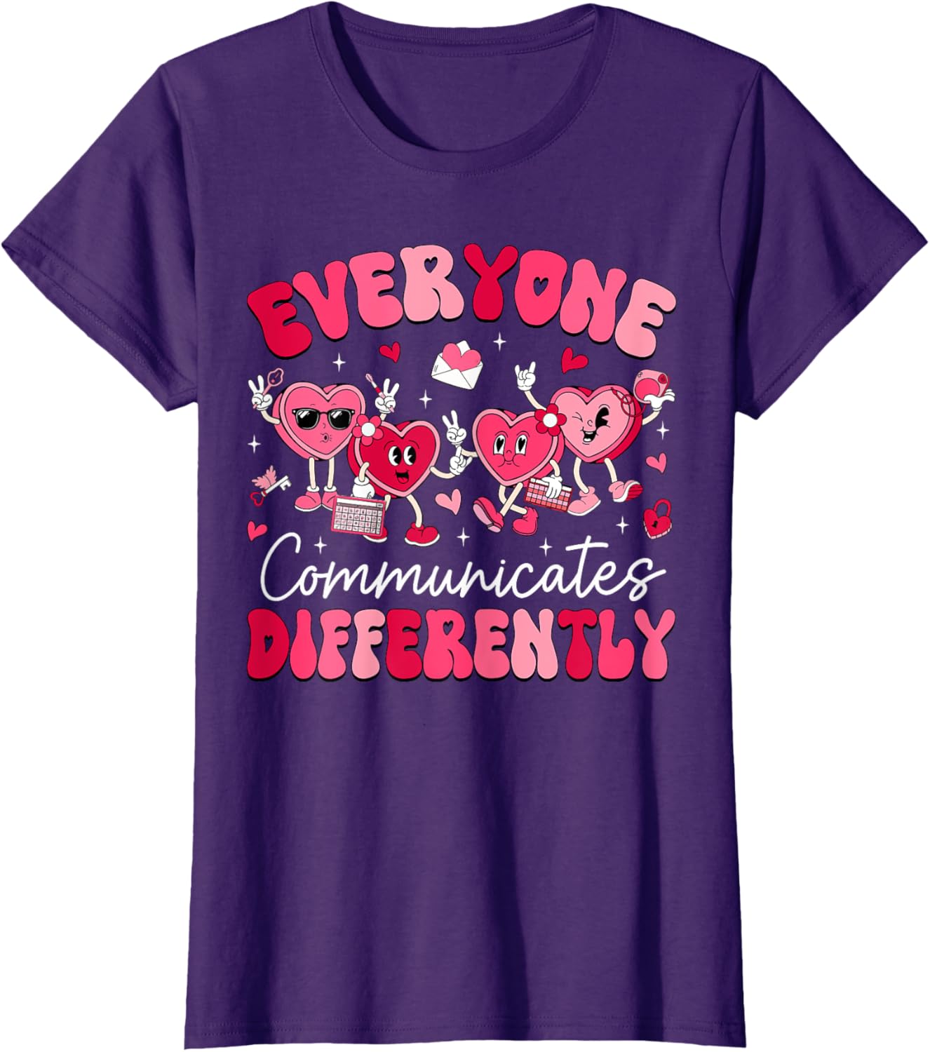 Everyone Communicates Differently Autism Valentines Day