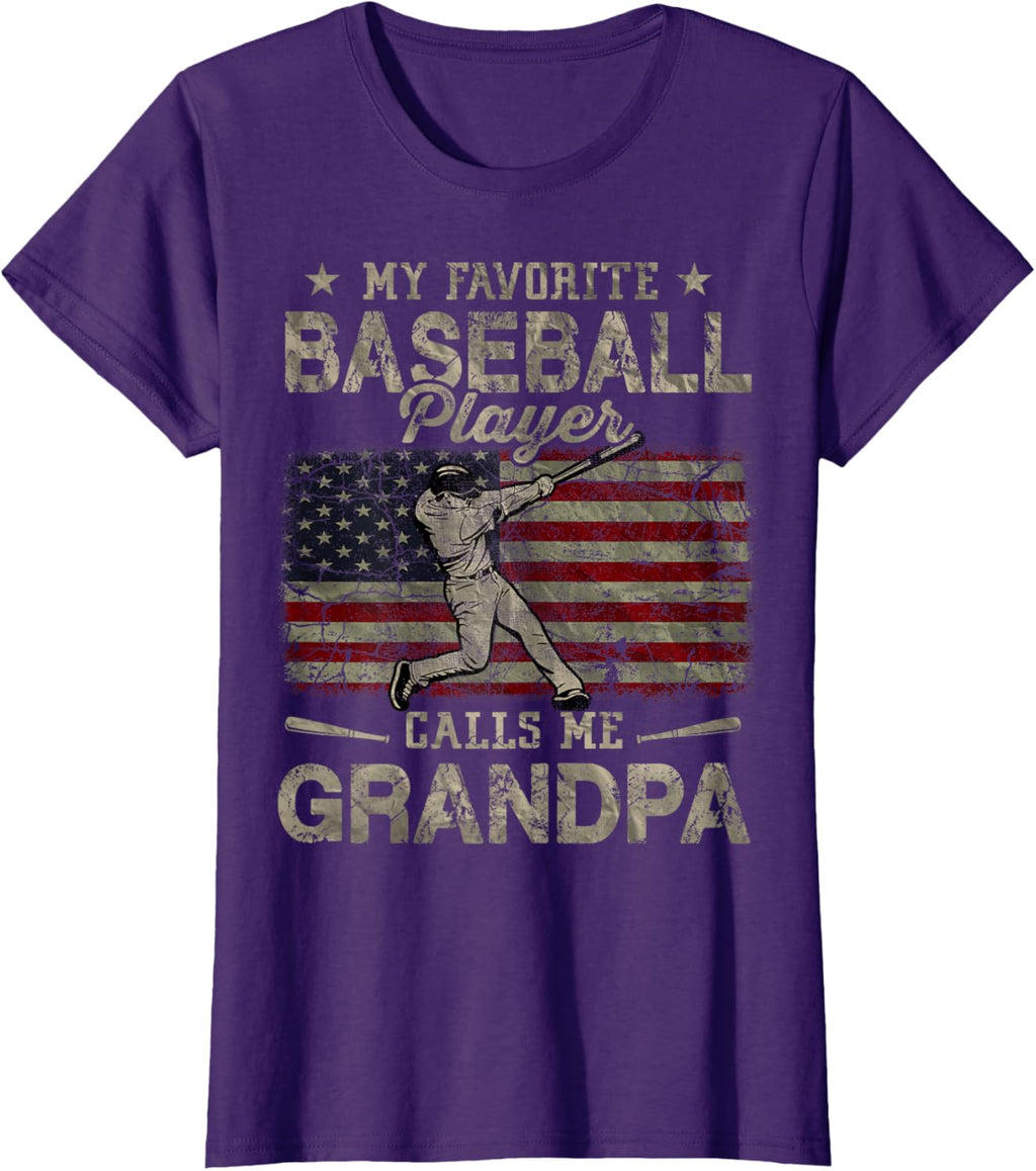 My Favorite Baseball Player Calls Me Grandpa Father's Day