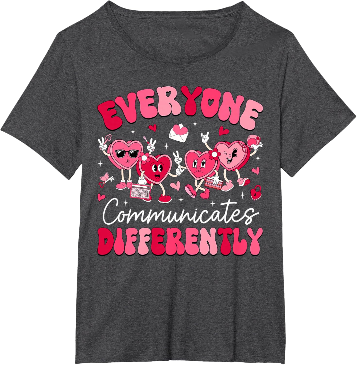 Everyone Communicates Differently Autism Valentines Day