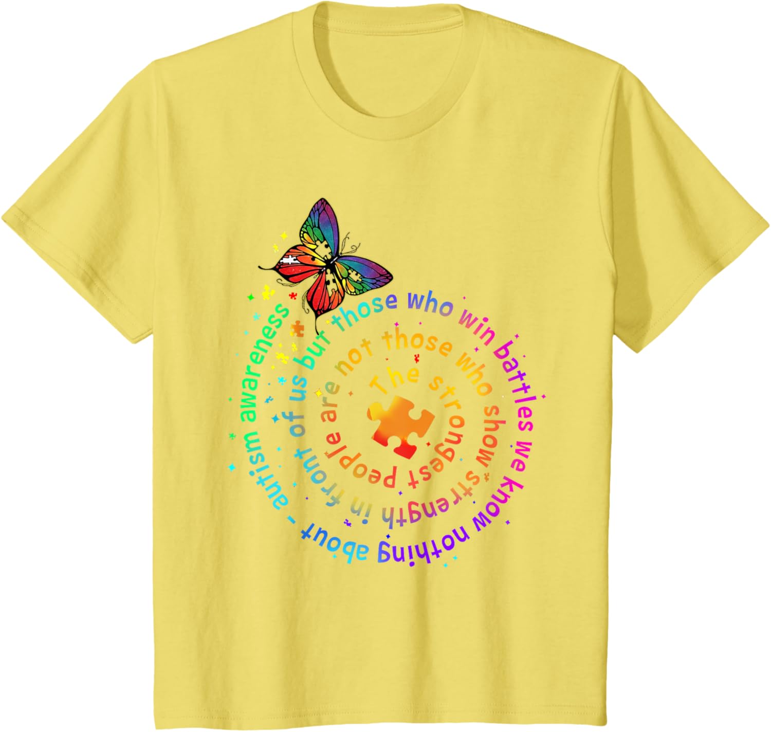 The Strongest People Butterfly Autism Awareness