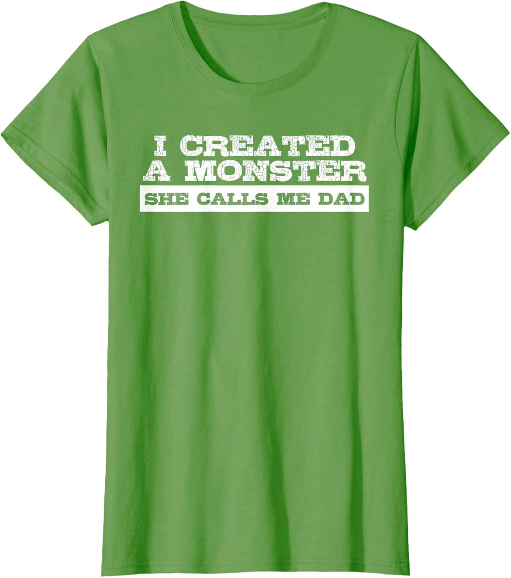 Funny Tshirt Gift for Dad from Daughter First Father's Day