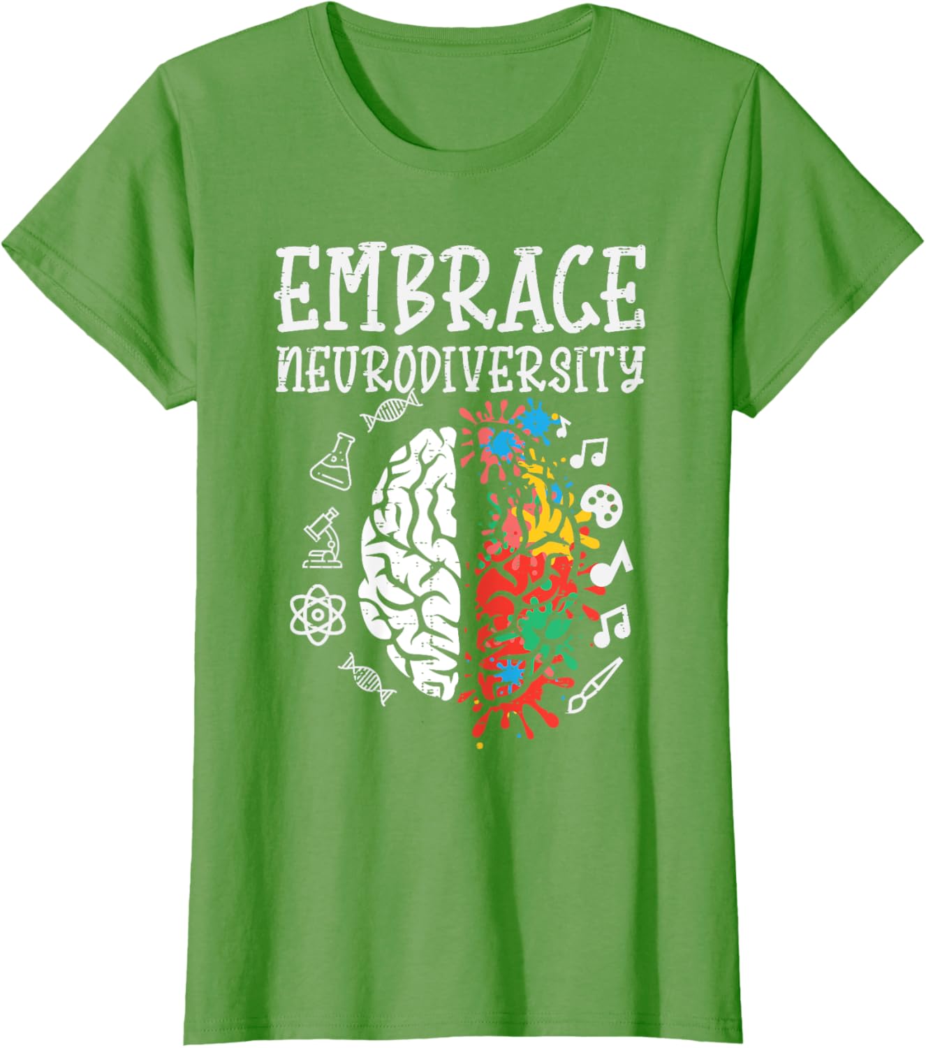 Embrace Neurodiversity Autism Awareness ASD Men Women Kids