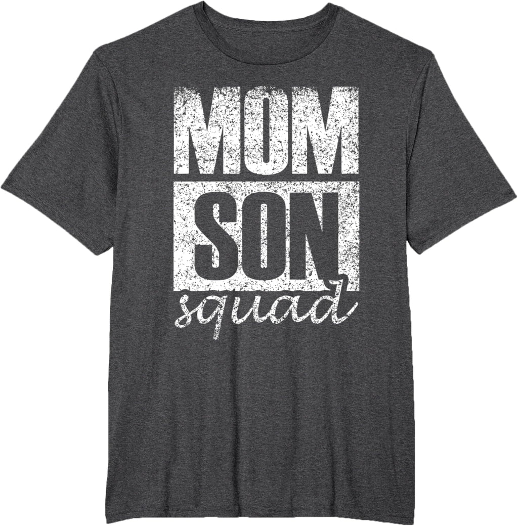 Mama Mom Son Mothers Day Love Mama Mommy Son Squad Mother's Day Matching Mom Sons Mother Son T-Shirt, Small, Black