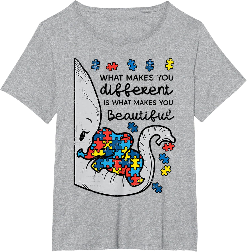 What Makes You Different Beautiful Elephant Autism Awareness