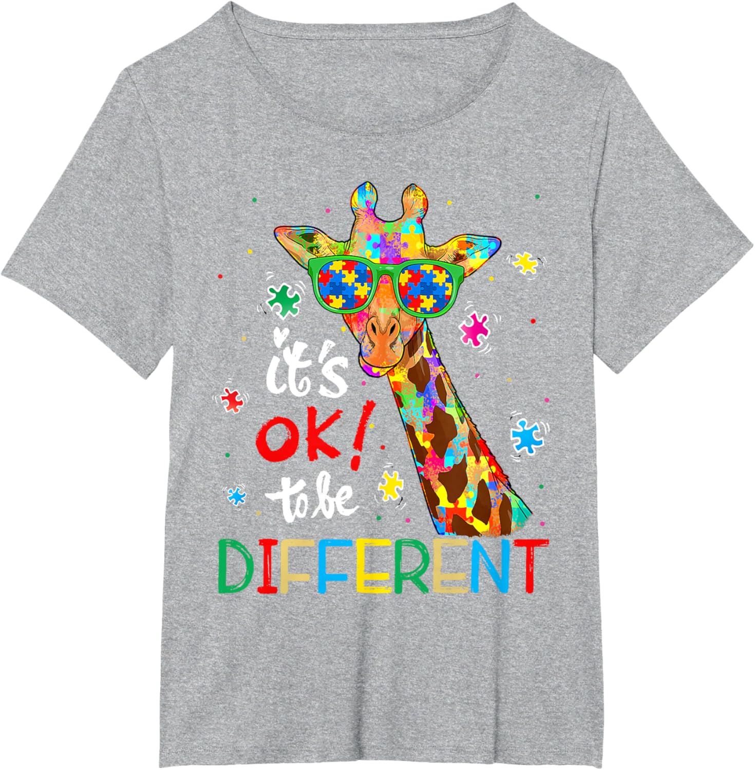 Autism Awareness Acceptance Women Kid Its Ok To Be Different