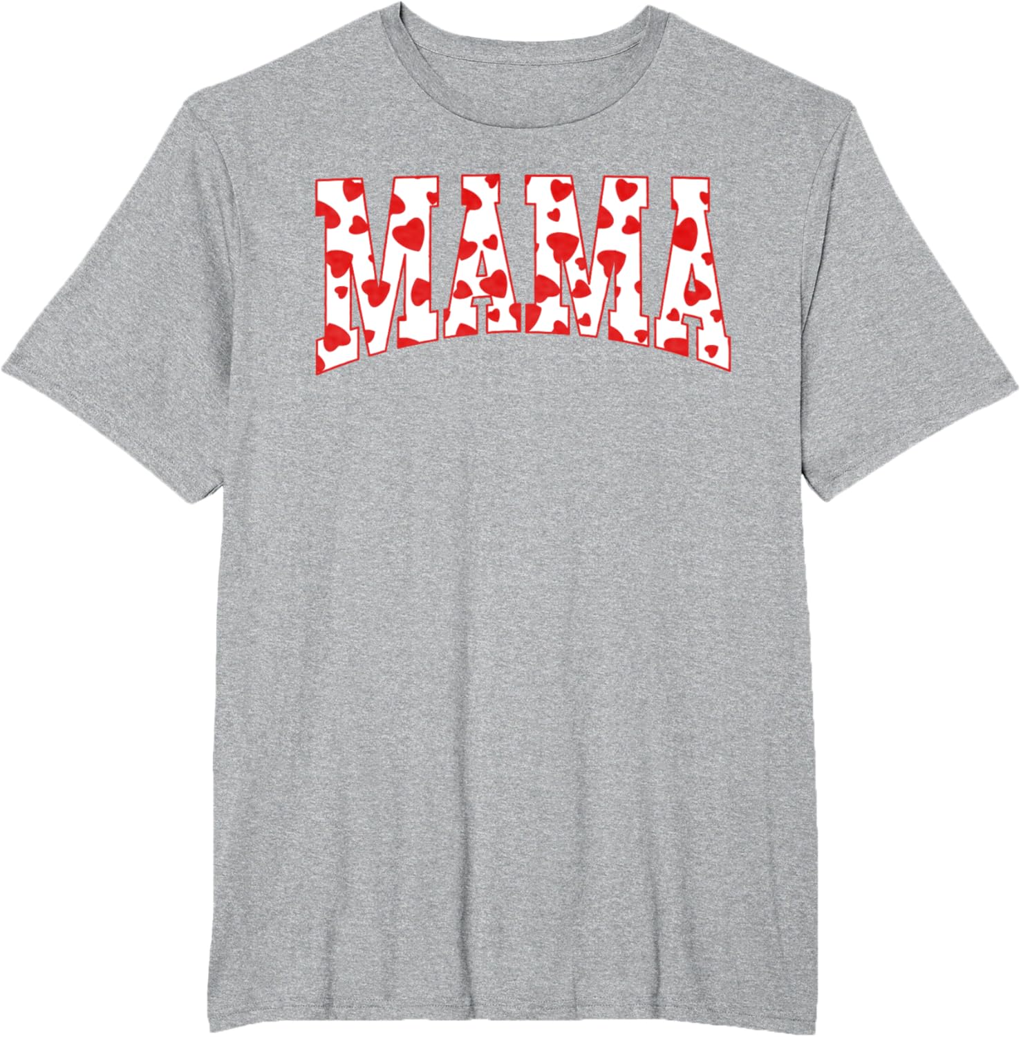 Mama Valentine Heart Valentines Day Family Matching Funny Mother Shirt