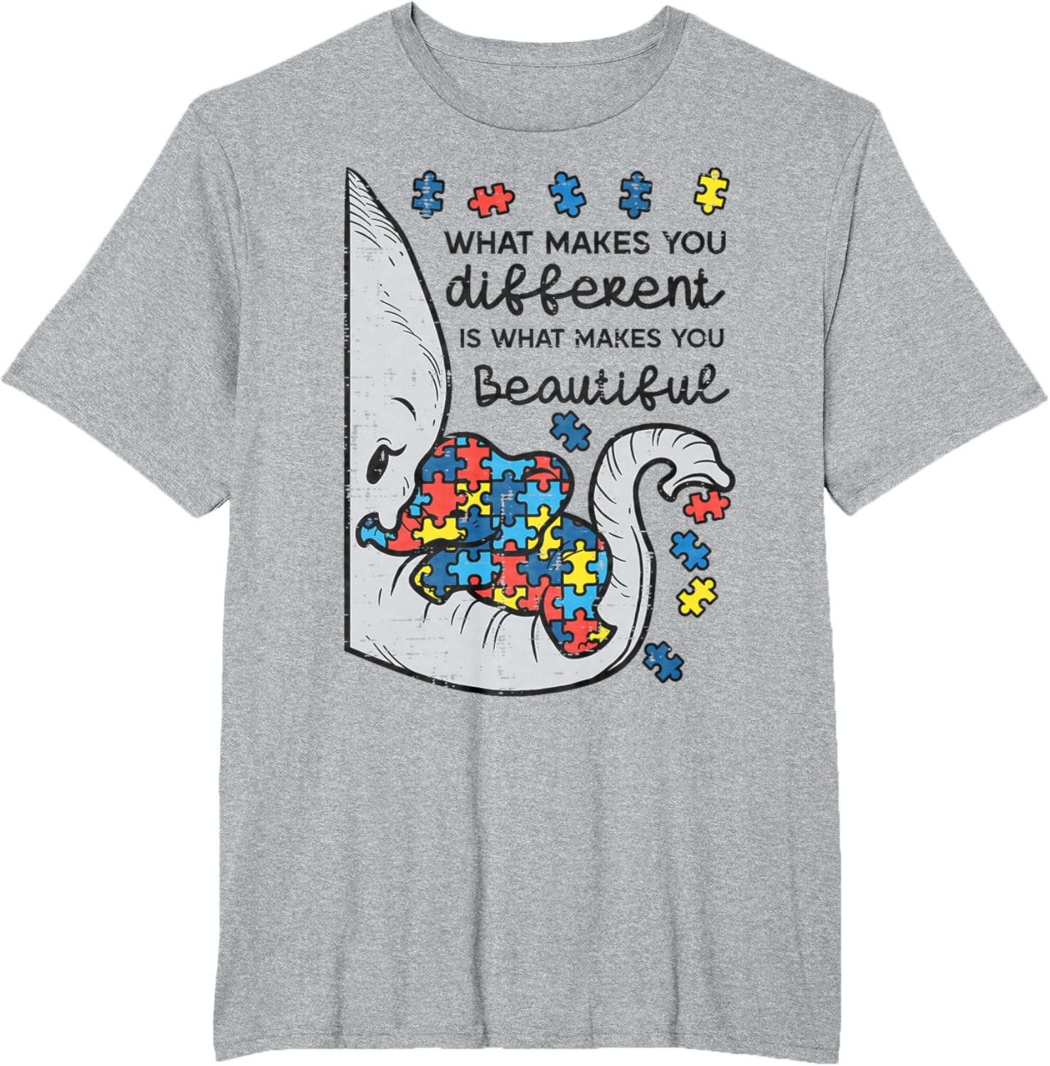 What Makes You Different Beautiful Elephant Autism Awareness