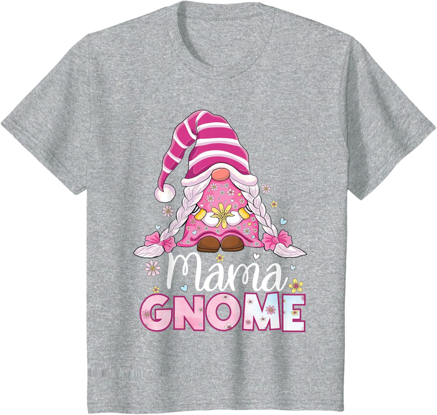 Flower For Mom Gnomies Cute Gnome Mom Happy Mother's Day