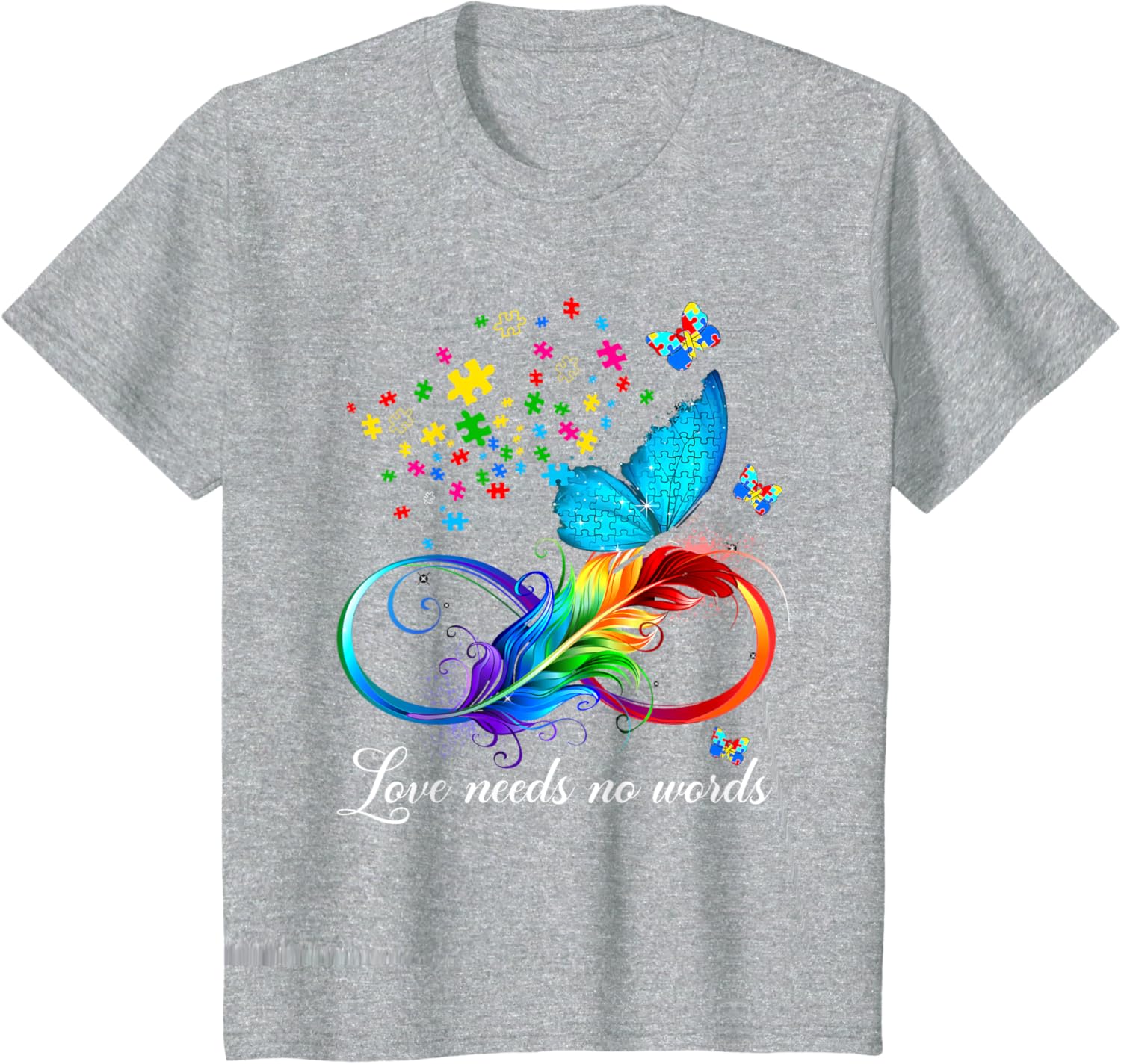 Love Needs No Words Autism Kids Mom Support Autism Awareness