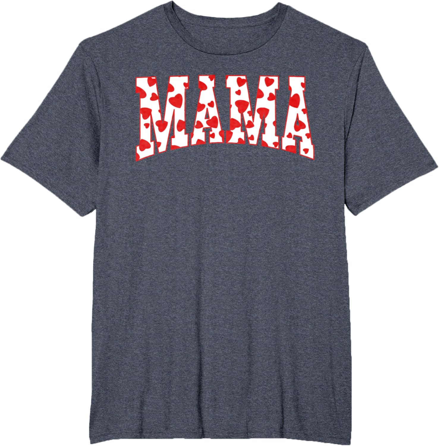 Mama Valentine Heart Valentines Day Family Matching Funny Mother Shirt