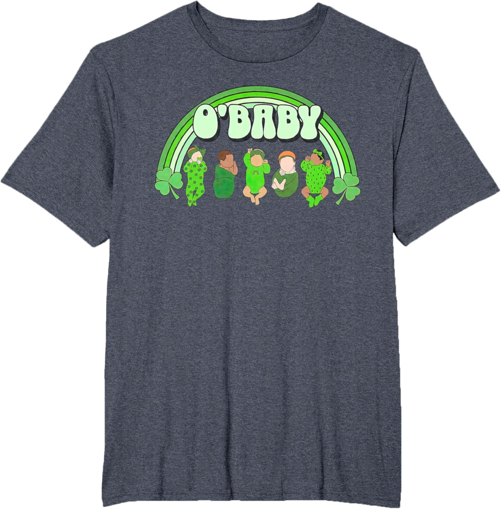 Rainbow Labor And Delivery Nurse Saint Patrick's Day NICU